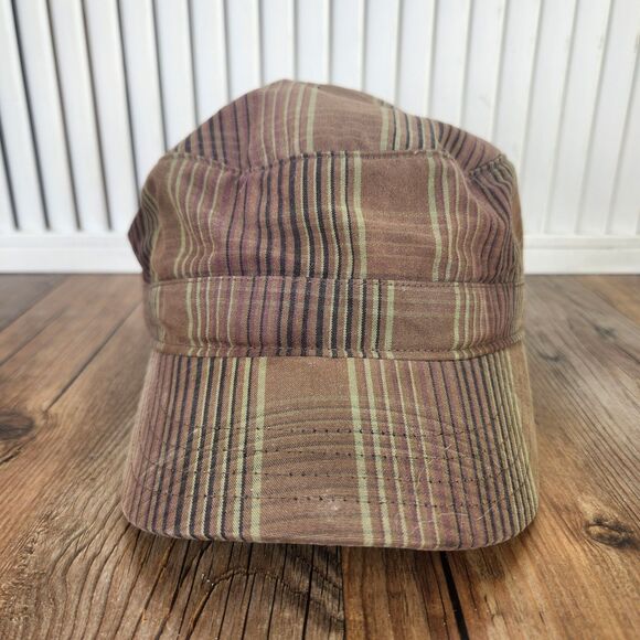 Patagonia Cadet Work Cap Brown Green Plaid Size M Outdoor Utility Streetwear Hat main image 4